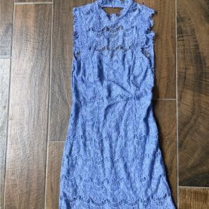 Free People Periwinkle Lace Mini Dress